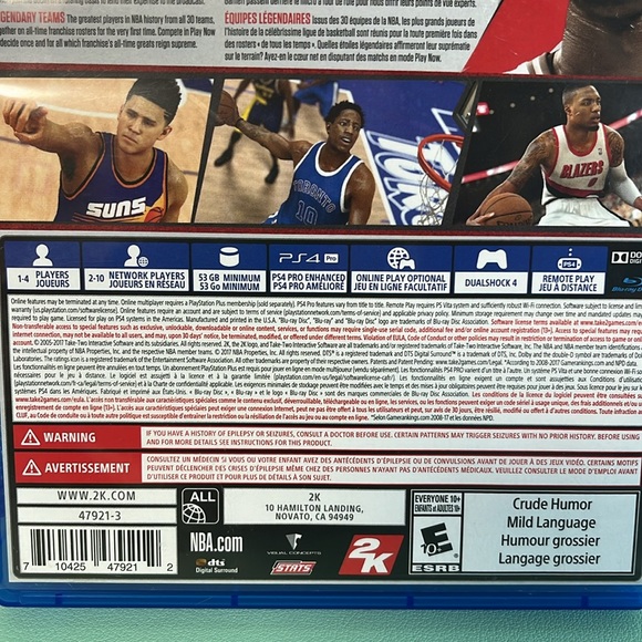 PS4 NBA 2K 18 Console Game, Rated E10+ Everyone 10+, Basketball Demar Derozan - Picture 3 of 5